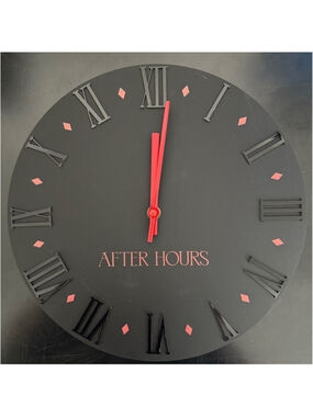 AUTHENTIC/BRAND NEW The Weeknd After Hours Wall Clock